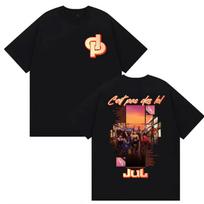 Reperio Jul C'est Pas Des LOL 2025 m. turo marškinėliai vyrams ir moterims Retro Harajuku Aukštos kokybės marškinėliai Hip Hop Oversized medvilniniai marškinėliai S