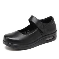 Moteriški neslystantys darbo batai iš natūralios odos, minkštas padėklas, patogus žemas dizainas virtuvei ir restoranui (Stilius 801359) Size 41 juoda