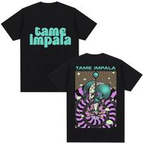 Vintažiniai roko grupės Tame Impala marškinėliai Vyrams Moterims Harajuku Mada Gotikiniai marškinėliai Oversized Laisvalaikio medvilniniai marškinėliai Vyriški Streetwear 3XL