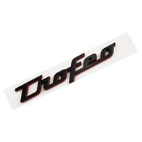 1 vnt. 3D Trofeo Automobilio bagažinės Sparno Logotipo Lipdukai Maserati Quattroporte Levante Ghibli GranCabrio Trofeo GT Automobilio Emblemos Ženklelio Lipdukai