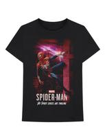 Men'S Black Spider-Man Graphic T-Shirt Casual Summer Short Sleeve Tee, Regular Fit Superhero Fan Apparel Comic Book Style Fabric 4XL