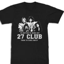 „Forever 27 Club“ Amy Winehouse Jim Morrison marškinėliai, juodi, S-5XL, ilgomis rankovėmis S gray
