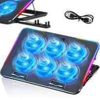 RGB nešiojamojo kompiuterio aušintuvas, 8 padėtys