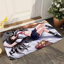 1pc Sexy Japan Anime Girl Bathroom Absorbent Mats Anti-Slip Mats Home Decor Supplies Carpets Home Kitchen Floor Mats 40x60cm