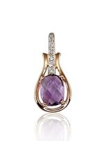 Auksinis pakabukas su deimantais Diamond Sky "Grace", Golden