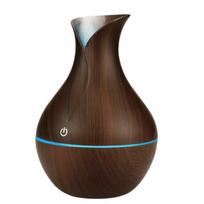 IVY D2 3in1 Aroma difuzorius - Drėkintuvas - 1,5 W naktinės atmosferos USB lempa 11 cm / 300 ml Tamsaus medžio