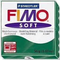 Fimo Soft modelinas, smaragdo spalvos, 57g