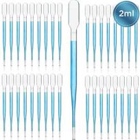 Pipetės, 50 vnt. rinkinys, 2 ml, 144 mm, laboratoriniai įrankiai, mokslinis matavimo įrenginys