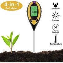 Dirvožemio testeris 4in1 (pH, drėgmė, temperatūra, šviesa)