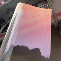 Saulės tamsinimo plėvelė Ghost Rose Red Chameleon VLT78% Priekinio stiklo plėvelės Automobilio priekinio galinio stiklo tamsinimas Priekinio stiklo apsauga 50cmX100cm gray