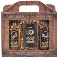 Bohemia Gifts BEER SPA Set kosmetikos dovanų rinkinys (dušo želė, 100ml + šampūnas, 100ml + vonios druska, 150g)