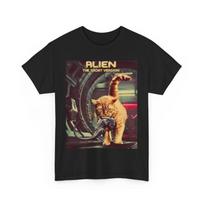 Ateivio Katino Stora Medvilninė Marškinėliai, Sci-fi Filmo Retro Tinka Ir Vyrams, Ir Moterims Visų Sezonų Grynos Medvilnės Marškinėliai Streetwear S black