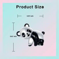 Charms Copper Black White Panda Penguin Beads Dangle Pendant Fit Bangle Bracelet Necklace Diy Jewelry