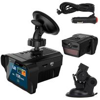 2in1 automobilio registratorius ir radarų greičio detektorius 1080P Dash Cam Car Camera DVR automobilio prietaisų skydelio kamera Recorder juoda