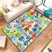 ABC Animacinis raidynas Vaikams Ropojantiems Vaikų Žaidimų Kambarys Ankstyvojo Ugdymo Plotas Kilimėlis, Kilimas Svetainei Miegamajam Sofai, Žaidimų Kilimėliai 40x60cm