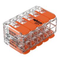 Jungtis laidams WAGO 221-420/1, 0,2-4 mm, 32A, 10 laidų, universali, 1vnt.