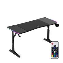Biurko Huzaro Hero 3.6 RGB Black Czarne 140 cmx60 cm | HZ-HERO-3.6-RGB-BLACK | 5900415030256
