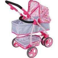 Zapf Creation BABY born Deluxe Doll's Pram, Doll Furniture 834145