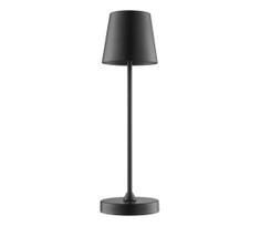 Brilliant - įkraunama, su reguliuojamu ryškumu jutiklinė stalinė lempa ELORA LED/2,5W/5V 2700K IP44 juoda