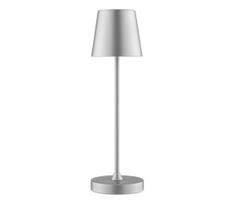 Brilliant - LED su dimeriu, įkraunama, jutiklinė stalinė lempa ELORA LED/2,5W/5V 2700K IP44 sidabrinė