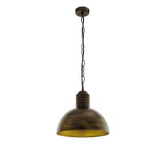 Eglo 79442 - Pakabinamas šviestuvas GOLDING ant grandinės 1xE27/60W/230V patina