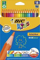 BIC Etui 18 Spalvotųjų pieštukų Evolution