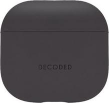 Coque AirPods 4 - Decoded - Silikoninė Antichokinė - LED indikatorius - Juoda - Optimali apsauga