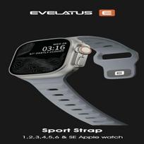 „Evelatus Evelatus“ laikrodis 42 / 44 / 45 sportinis silikoninis dirželis pilkas