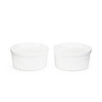 Homla kepimo indelių rinkinys Tineo, baltas, 9 cm, 2 dalių