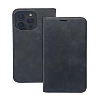 iLike Samsung Galaxy A35 5G išmanusis zomšos dėklas, juodas