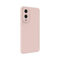 „Evelatus“ „Samsung Galaxy S25 Edge“ aukščiausios kokybės magnetinis, minkštas silikoninis dėklas, rožinis, smėlio spalv