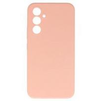 „Evelatus“ „Samsung Galaxy A15 Premium“ minkštas silikoninis dėklas, smėlio spalvos, rožinis