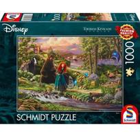 Dėlionė 1000 dalių - SCHMIDT - Disney Brave - Merida - Daugiakrasčiai - Aukščiausia kokybė