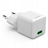 Adapteris Hama Mini Fast Charger USB-C PD 25W White 4047443522375 00201981 (4047443522375)