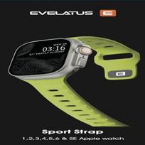 „Evelatus Evelatus“ laikrodis 38 / 40 / 41 sportinis silikoninis dirželis itin geltonas