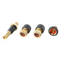 4 dalių laistymo priedų rinkinys 1/2 žarnoms Bradas BRASS SOFT, Brass