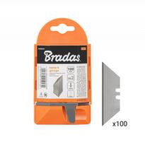 Keičiami trapecijos formos ašmenys dėtuvėje Bradas, 19 mm, NEUTRAL, 100 vnt.