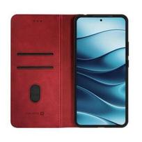 „Evelatus Xiaomi Redmi Note 14 5G“ dėklas, PU oda, raudonas, Evelatus Xiaomi  Redmi Note 14 5G Book Case PU Leather Red