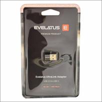 „Evelatus UltraLink“ OTG adapteris USB 3.0 į USB-C 5V 3A, 480Mb/s, bedugnės mėlynas