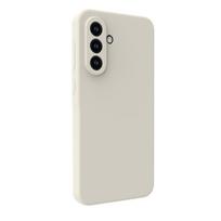 „Connect“ „Samsung Galaxy A55 5G“ aukščiausios kokybės minkšto lietimo silikoninis dėklas, sidabrinis