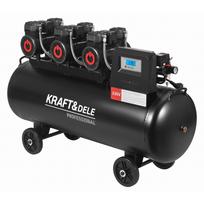 Betepalinis oro kompresorius 200L 3x2200W + separatorius ir manometras su glicerinu, KD4084