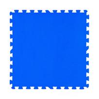 Apsauginis grindų kilimėlis Spokey Scrab 61x61x1,2 cm, 4 vnt, mėlynas
