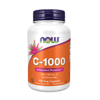NOW C-1000 Vitaminas C 1000 mg su Bioflavonoidais, 100 kapsulių