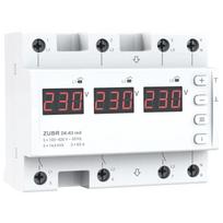 ZUBR D6-63 RED - elektroninė 3 fazių įtampos kontrolės relė