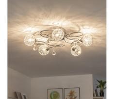 Eglo 32103 - LED paviršinė liustra VELAGO 5xG9/33W/230V blizgus chromas