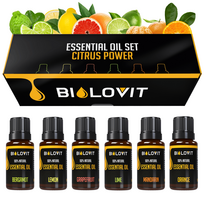 Bilovit eterinių aliejų rinkinys - Citrusinių vaisių galia