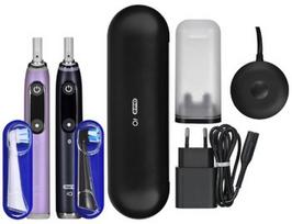 BRAUN ORAL-B ELEKTRINIS DANTŲ ŠEPETĖLIS IO 9N SET DUO BLACK ONYX  and  ROSE QUARTZ