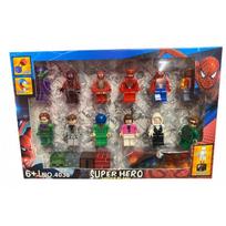Lego Spider-Man žmogeliukų rinkinys su magnetiniais kubeliais – 12 vnt.