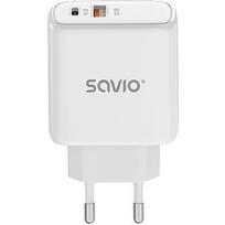 Savio LA-12 mobile device charger Universal White AC Fast charging Indoor LA-12