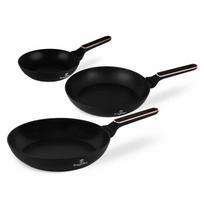 3 Keptuvių Rinkinys Berlinger Haus BH-8360 Black Rose